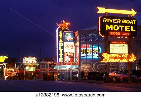 country music, Branson, MO, Missouri, Hotels and country music theaters illuminated at night along 76 Country Boulevard The Strip in Branson. View Large Photo Image Stock Photography - country music, Branson, MO, Missouri, Hotels and country music theaters illuminated at night along 76 Country Boulevard The Strip in Branson.. Fotosearch