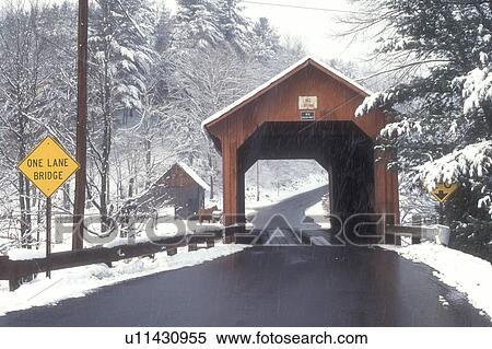 covered bridge, country road, winter, Northfield Falls, Vermont, VT, Newell Covered Bridge circa 1872 on a snowy day in Northfield Falls in winter. View Large Photo Image Stock Photography - covered bridge, country road, winter, Northfield Falls, Vermont, VT, Newell Covered Bridge circa 1872 on a snowy day in Northfield Falls in winter.. Fotosearch