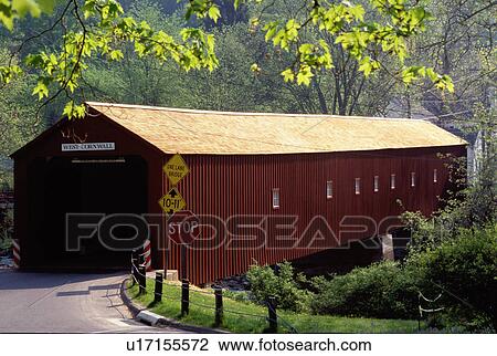 covered bridge, Housatonic Valley, Lichtfield Hills, Connecticut, West Cornwall Covered Bridge in West Cornwall, Connecticut in the spring. View Large Photo Image Stock Image - covered bridge, Housatonic Valley, Lichtfield Hills, Connecticut, West Cornwall Covered Bridge in West Cornwall, Connecticut in the spring.. Fotosearch