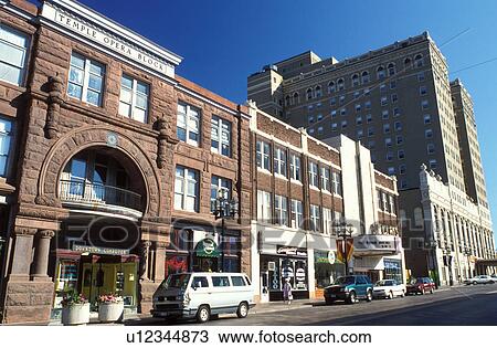 Stock Image -  Duluth, MN, Minnesota, Downtown Duluth along Superior Street.. Fotosearch