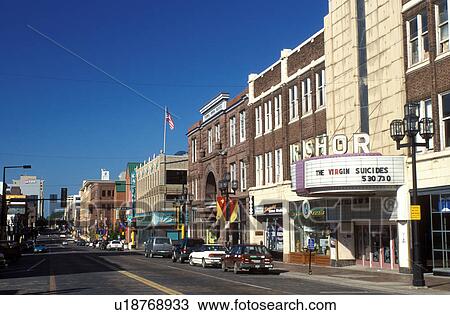 Stock Image -  Duluth, MN, Minnesota, Downtown Duluth along Superior Street.. Fotosearch