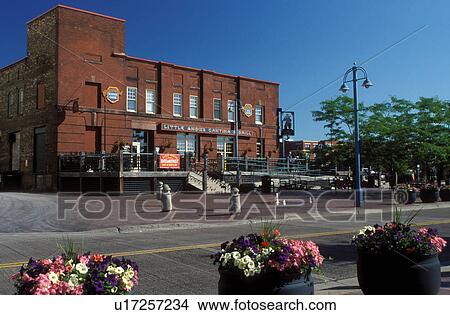 Picture -  Duluth, MN, Minnesota, Little Angie's Cantina and Grill Restaurant in Canal Park in Duluth.. Fotosearch