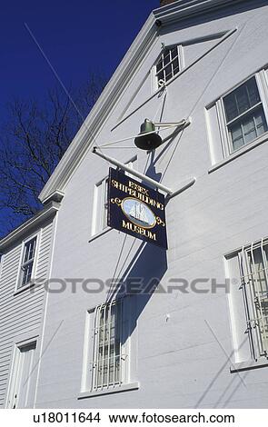 Picture -  Essex, Massachusetts, MA, Shipbuilding Museum in the town of Essex a shipbuilding center.. Fotosearch