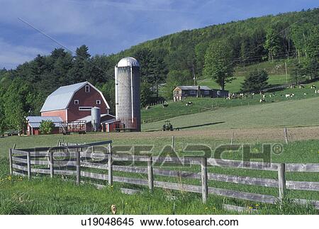 farm, spring, VT, Vermont, Farm with a red barn along the Connecticut River Valley in the spring. View Large Photo Image Stock Photography - farm, spring, VT, Vermont, Farm with a red barn along the Connecticut River Valley in the spring.. Fotosearch