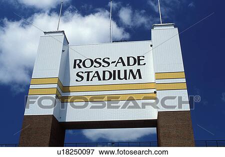football stadium, university, college, Purdue University, West Lafayette, IN, Indiana, Ross-Ade Football Stadium sign at Purdue University. View Large Photo Image Stock Photo - football stadium, university, college, Purdue University, West Lafayette, IN, Indiana, Ross-Ade Football Stadium sign at Purdue University.. Fotosearch