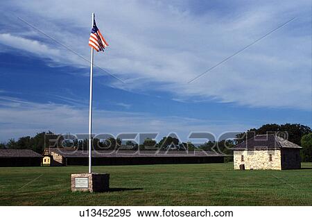 fortress, Fort Calhoun, NE, Nebraska, Fort Atkinson State Historical Park. First U. S. military post west of the Missouri River. View Large Photo Image Stock Photography - fortress, Fort Calhoun, NE, Nebraska, Fort Atkinson State Historical Park. First U. S. military post west of the Missouri River.. Fotosearch