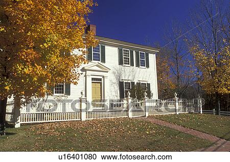 Franklin Pierce, Hillsborough, NH, New Hampshire, Franklin Pierce Homestead, a National Historic Landmark, in Hillsborough in the autumn. View Large Photo Image Stock Image - Franklin Pierce, Hillsborough, NH, New Hampshire, Franklin Pierce Homestead, a National Historic Landmark, in Hillsborough in the autumn.. Fotosearch
