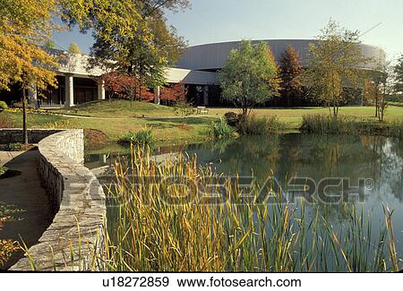 Stock Photo -  Georgia, GA, Atlanta, Carter Presidential Center and Museum of the Jimmy Carter Library.. Fotosearch