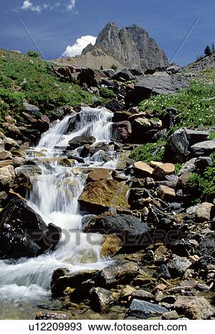 Grand Teton National Park, Wyoming, WY, Water flows over the rocks in Alaska Basin in Grand Teton National Park. View Large Photo Image Stock Image - Grand Teton National Park, Wyoming, WY, Water flows over the rocks in Alaska Basin in Grand Teton National Park.. Fotosearch