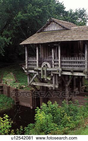 grist mill, Abraham Lincoln, Petersburg, IL, Illinois, Saw and Grist Mill at the Lincoln's New Salem State Historic Site. View Large Photo Image Stock Image - grist mill, Abraham Lincoln, Petersburg, IL, Illinois, Saw and Grist Mill at the Lincoln's New Salem State Historic Site.. Fotosearch