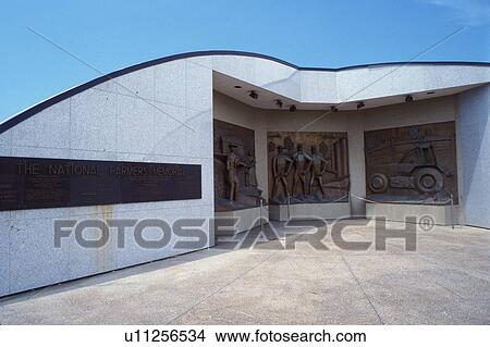 hall of fame, farming, Bonner Springs, KS, Kansas, National Farmers Memorial at the National Agricultural Center and Hall of Fame.  View Large Photo Image Picture -  hall of fame, farming, Bonner Springs, KS, Kansas, National Farmers Memorial at the National Agricultural Center and Hall of Fame. . Fotosearch