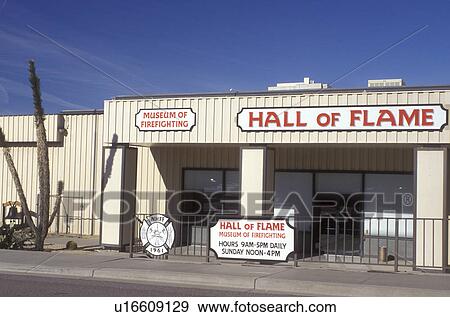 Stock Photo -  Hall of Fame, Phoenix, Arizona, AZ, Hall of Flame Museum of Firefighting in Phoenix.. Fotosearch