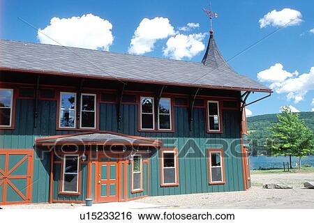 Hammondsport, Finger Lakes, Keuka Lake, NY, New York, Historic building on Keuka Lake. View Large Photo Image Stock Photograph - Hammondsport, Finger Lakes, Keuka Lake, NY, New York, Historic building on Keuka Lake.. Fotosearch