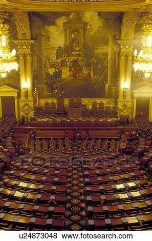 Harrisburg, State Capitol, Pennsylvania, State House, PA, Pennsylvania House of Representatives inside The Pennsylvania State Capitol Building in the capital city of Harrisburg. View Large Photo Image Stock Photo - Harrisburg, State Capitol, Pennsylvania, State House, PA, Pennsylvania House of Representatives inside The Pennsylvania State Capitol Building in the capital city of Harrisburg.. Fotosearch