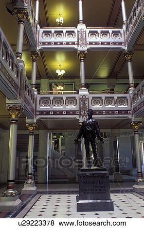 Stock Photo -  Hartford, State Capitol, State House, Connecticut, CT, Interior of The State Capitol of Connecticut in the Capital City of Hartford.. Fotosearch