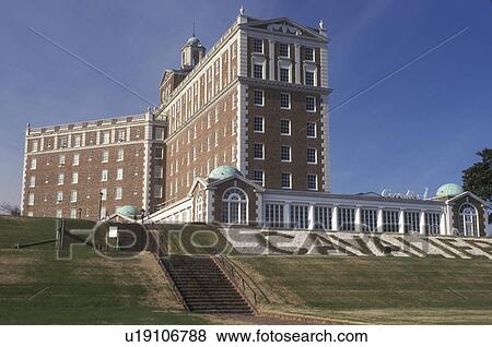 Stock Photo -  hotel, lodging, Virginia Beach, Virginia, VA, Cavalier Resort Hotel in Virginia Beach.. Fotosearch
