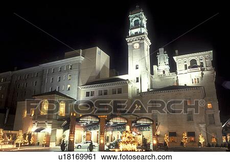 hotel, Richmond, Virginia, VA, The Jefferson Hotel, an historic landmark, illuminated at night in Richmond. View Large Photo Image Stock Image - hotel, Richmond, Virginia, VA, The Jefferson Hotel, an historic landmark, illuminated at night in Richmond.. Fotosearch