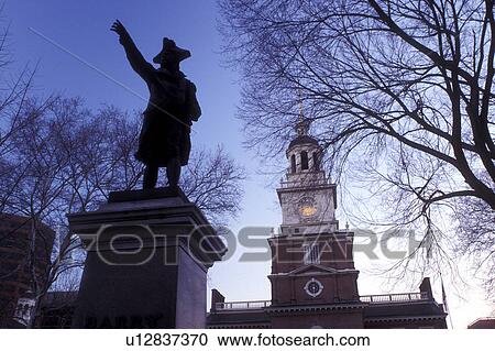 Stock Image -  Independence Hall, Philadelphia, Pennsylvania, PA, Independence Hall at Independence National Historical Park in downtown Philadelphia.. Fotosearch