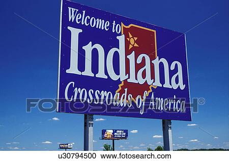 Indiana State Welcome Sign, Indiana, IN, Welcome to Indiana, Crossroads of America View Large Photo Image Stock Image - Indiana State Welcome Sign, Indiana, IN, Welcome to Indiana, Crossroads of America. Fotosearch