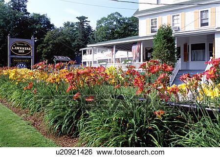 Inn, B&B, West Boothbay Harbor, Maine, ME, The Lawnmire Inn at West Boothbay Harbor. View Large Photo Image Stock Photograph - Inn, B&B, West Boothbay Harbor, Maine, ME, The Lawnmire Inn at West Boothbay Harbor. . Fotosearch