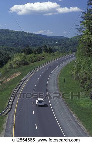 interstate, road, spring, Barnet, VT, Vermont, Scenic view of I-91 passing through Barnet in the spring. View Large Photo Image Stock Photography - interstate, road, spring, Barnet, VT, Vermont, Scenic view of I-91 passing through Barnet in the spring.. Fotosearch