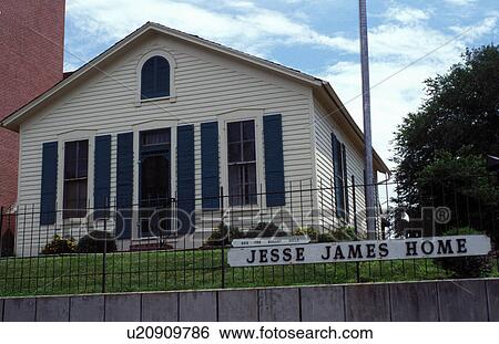 Jesse James, St. Joseph, MO, Missouri, Home of outlaw Jesse James. View Large Photo Image Stock Photograph - Jesse James, St. Joseph, MO, Missouri, Home of outlaw Jesse James.. Fotosearch