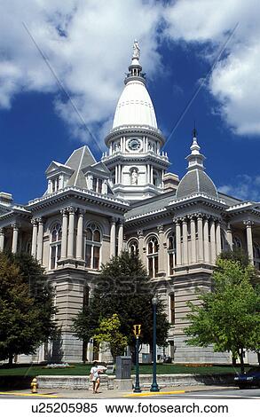 Lafayette, IN, Indiana, The Tippecanoe County Courthouse. View Large Photo Image Stock Photography - Lafayette, IN, Indiana, The Tippecanoe County Courthouse.. Fotosearch