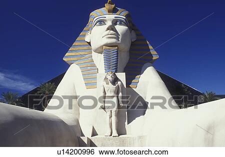 Las Vegas, casino, sphinx, Nevada, NV, The Strip, Giant Sphinx at the entrance to Luxor Las Vegas Hotel & Casino on The Strip in Las Vegas, the Entertainment Capital of the World. View Large Photo Image Stock Photograph - Las Vegas, casino, sphinx, Nevada, NV, The Strip, Giant Sphinx at the entrance to Luxor Las Vegas Hotel & Casino on The Strip in Las Vegas, the Entertainment Capital of the World.. Fotosearch