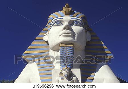 Las Vegas, casino, sphinx, Nevada, NV, The Strip, Giant Sphinx at the entrance to Luxor Las Vegas Hotel & Casino on The Strip in Las Vegas, the Entertainment Capital of the World. View Large Photo Image Stock Photograph - Las Vegas, casino, sphinx, Nevada, NV, The Strip, Giant Sphinx at the entrance to Luxor Las Vegas Hotel & Casino on The Strip in Las Vegas, the Entertainment Capital of the World.. Fotosearch