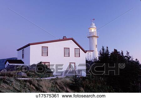 lighthouse, Newfoundland, NF, Canada, Lobster Cove Head Lighthouse on the Gulf of St. Lawrence at sunset. Gros Morne National Park. View Large Photo Image Stock Image - lighthouse, Newfoundland, NF, Canada, Lobster Cove Head Lighthouse on the Gulf of St. Lawrence at sunset. Gros Morne National Park.. Fotosearch