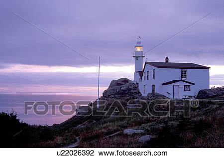 lighthouse, Newfoundland, NF, Canada, Lobster Cove Head Lighthouse on the Gulf of St. Lawrence at sunset. Gros Morne National Park. View Large Photo Image Stock Image - lighthouse, Newfoundland, NF, Canada, Lobster Cove Head Lighthouse on the Gulf of St. Lawrence at sunset. Gros Morne National Park.. Fotosearch