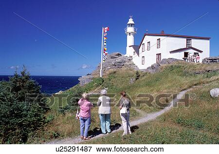 lighthouse, Newfoundland, NF, Canada, Lobster Cove Head Lighthouse on the Gulf of St. Lawrence. Gros Morne National Park. View Large Photo Image Stock Photo - lighthouse, Newfoundland, NF, Canada, Lobster Cove Head Lighthouse on the Gulf of St. Lawrence. Gros Morne National Park.. Fotosearch