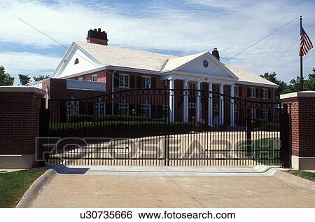 Stock Photograph -  Lincoln, NE, Nebraska, Governor's Mansion. Fotosearch