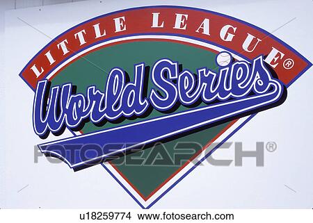 Picture -  Little league, Williamsport, baseball, Pennsylvania, PA, Little League World Series Baseball emblem.. Fotosearch