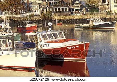 lobster boats, Rockport, Massachusetts, MA, Fishing boats docked in Rockport Harbor in Rockport in the fall. View Large Photo Image Stock Photo - lobster boats, Rockport, Massachusetts, MA, Fishing boats docked in Rockport Harbor in Rockport in the fall.. Fotosearch