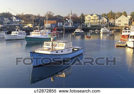 lobster boats, Rockport, Massachusetts, MA, Fishing boats docked in Rockport Harbor in scenic Rockport in the fall. View Large Photo Image Stock Photography - lobster boats, Rockport, Massachusetts, MA, Fishing boats docked in Rockport Harbor in scenic Rockport in the fall.. Fotosearch