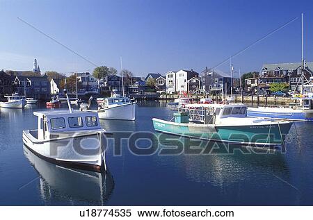 lobster boats, Rockport, Massachusetts, MA, Fishing boats docked in Rockport Harbor in the fishing community of Rockport in the fall. View Large Photo Image Stock Photography - lobster boats, Rockport, Massachusetts, MA, Fishing boats docked in Rockport Harbor in the fishing community of Rockport in the fall.. Fotosearch