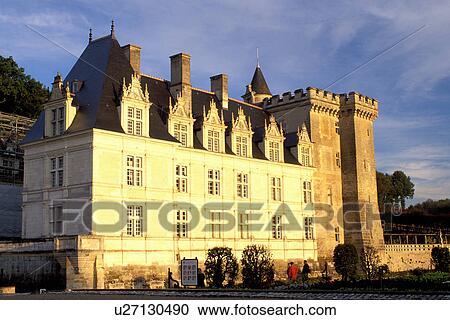 Loire Valley, Chateau, France, Villandry, Loire Castle Region, Europe, Villandry Chateau and Gardens. A Rennaissance castle. View Large Photo Image Stock Image - Loire Valley, Chateau, France, Villandry, Loire Castle Region, Europe, Villandry Chateau and Gardens. A Rennaissance castle. . Fotosearch