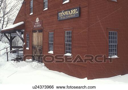 mill, winter, museum, snow, The Weston Mill Museum on a snowy winter day in Weston in Windsor County in the state of Vermont. View Large Photo Image Stock Photograph - mill, winter, museum, snow, The Weston Mill Museum on a snowy winter day in Weston in Windsor County in the state of Vermont. . Fotosearch