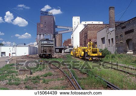Stock Photo -  Minneapolis, MN, Minnesota, Twin Cities, Pillsbury Factory at West Side Mills in Minneapolis.. Fotosearch