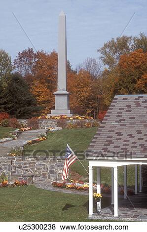 Stock Photo -  Mormons, fall, Royalton, VT, Vermont, Joseph Smith Memorial, birthplace of the Mormon Prophet, The Church of Jesus Christ of the Latter Day Saints in the autumn.. Fotosearch