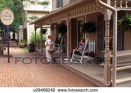 museum, Coshocton, OH, Ohio, Historic Roscoe Village, an 1830 Ohio and Erie Canal Town. View Large Photo Image Stock Photo - museum, Coshocton, OH, Ohio, Historic Roscoe Village, an 1830 Ohio and Erie Canal Town. . Fotosearch