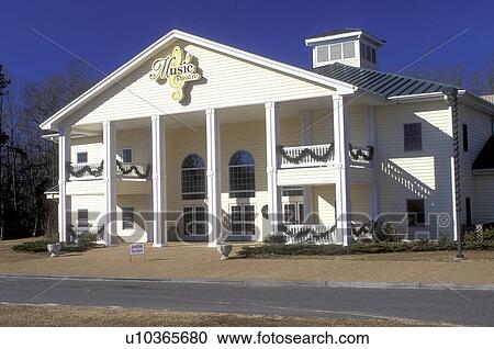 Stock Image -  music theater, Williamsburg, Virginia, VA, The Music Theatre of Williamsburg.. Fotosearch