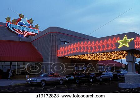music theatre, country music, Branson, MO, Missouri, Country Tonite Music Theater illuminated with neon lights at night in Branson. View Large Photo Image Stock Image - music theatre, country music, Branson, MO, Missouri, Country Tonite Music Theater illuminated with neon lights at night in Branson.. Fotosearch