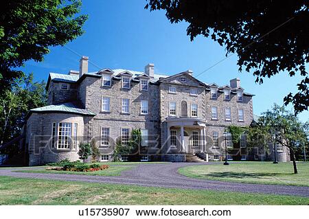Stock Photo -  New Brunswick, Fredericton, NB, Canada, Old Government House in the provincial captial city of Fredericton. . Fotosearch