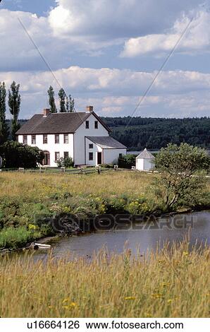 Stock Photograph -  New Brunswick, NB, Canada, King's Landing Historical Settlement . Fotosearch