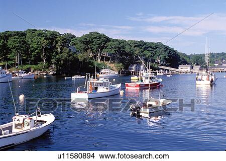 New Harbor, Maine, ME, Pemaquid, Fishing boats in New Harbor. View Large Photo Image Picture - New Harbor, Maine, ME, Pemaquid, Fishing boats in New Harbor. . Fotosearch