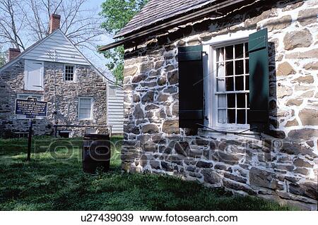 New Platz, New York, The Huguenot Historical Society, Stone houses on Huguenot Street. View Large Photo Image Stock Photo - New Platz, New York, The Huguenot Historical Society, Stone houses on Huguenot Street.. Fotosearch
