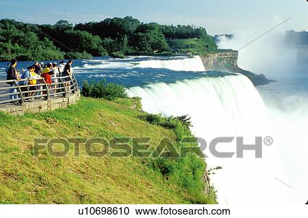 Niagara Falls, NY, New York, American Falls. View Large Photo Image Stock Image - Niagara Falls, NY, New York, American Falls.. Fotosearch