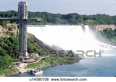 Stock Photo -  Niagara Falls, NY, New York, American Falls.. Fotosearch